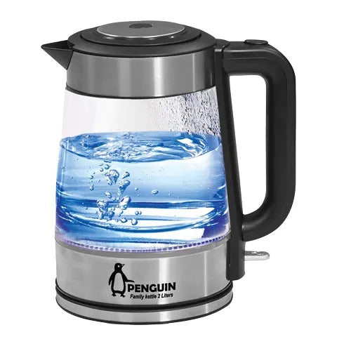 Penguin Glass Kettle 2L-2200W-  PK1000