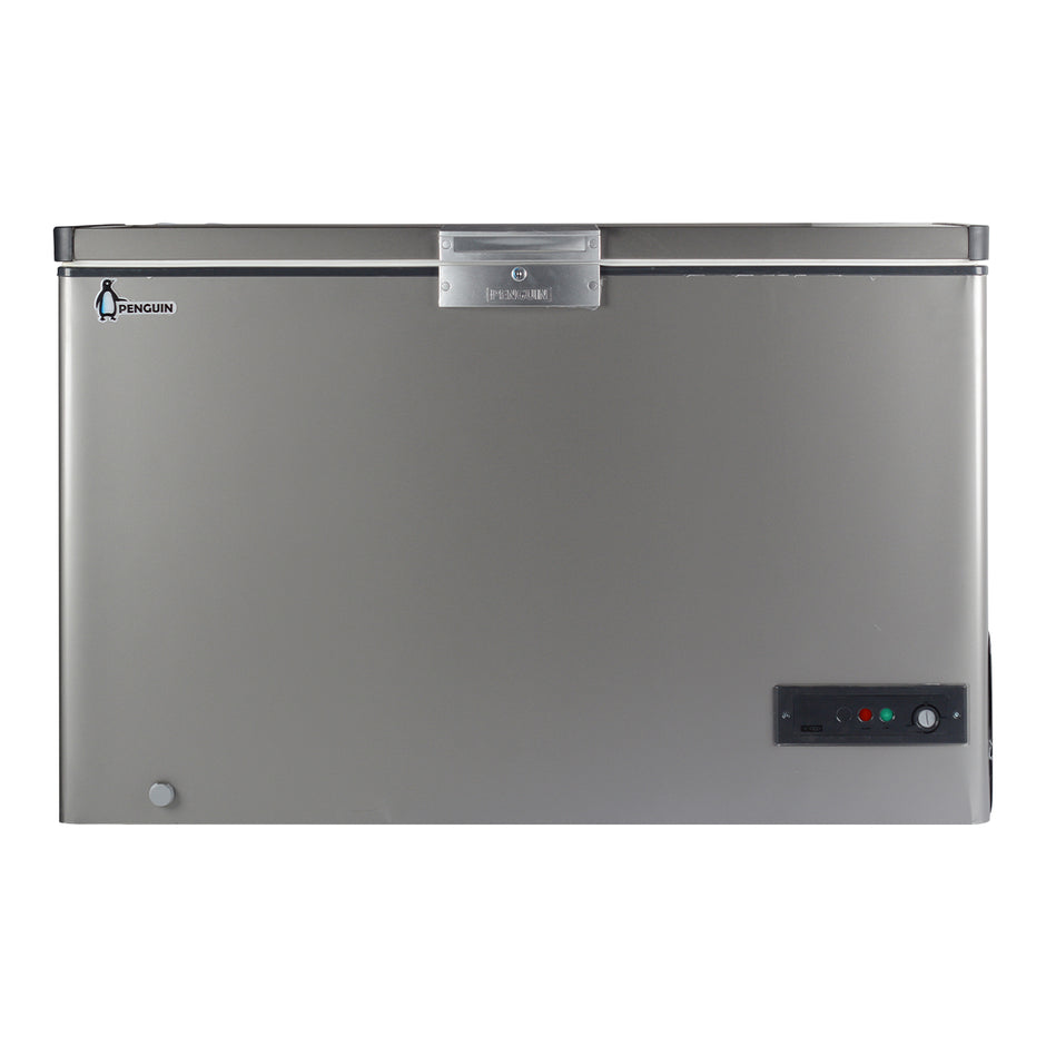 Penguin ES461 Chest Freezer Metal interior 404L - Silver