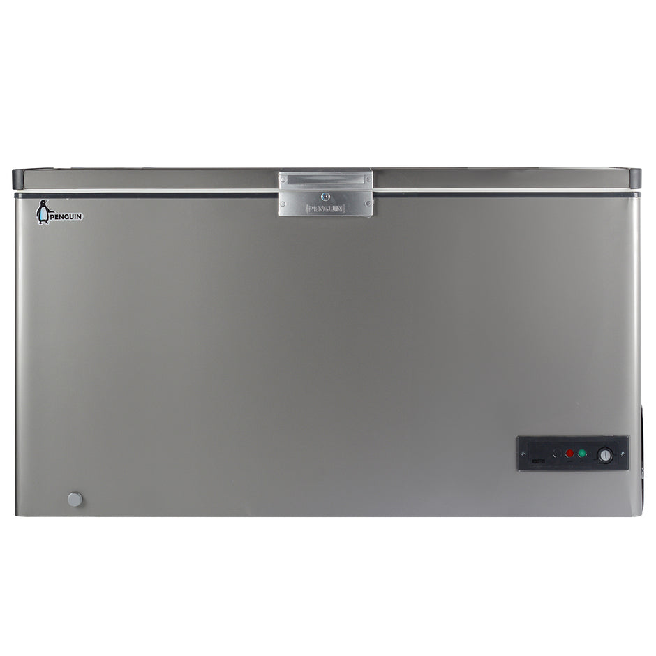 Penguin ES571 Chest Freezer Metal interior 505 - Silver