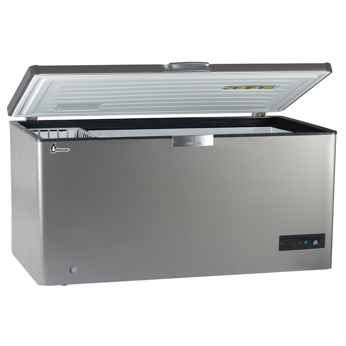Penguin ES571 Chest Freezer Metal interior 505 - Silver