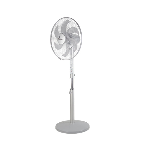 Penguin Breeze Pro stand fan -6 blades- Super silent-75W- 18 inch Digital silver stainless-PF006
