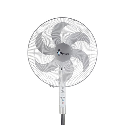 Penguin Breeze Pro stand fan -6 blades- Super silent-75W- 18 inch Digital silver stainless-PF006