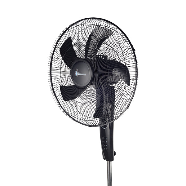 Penguin Cool Spin stand fan - 5 blades - turbo 65W-18 inch Black -PF005