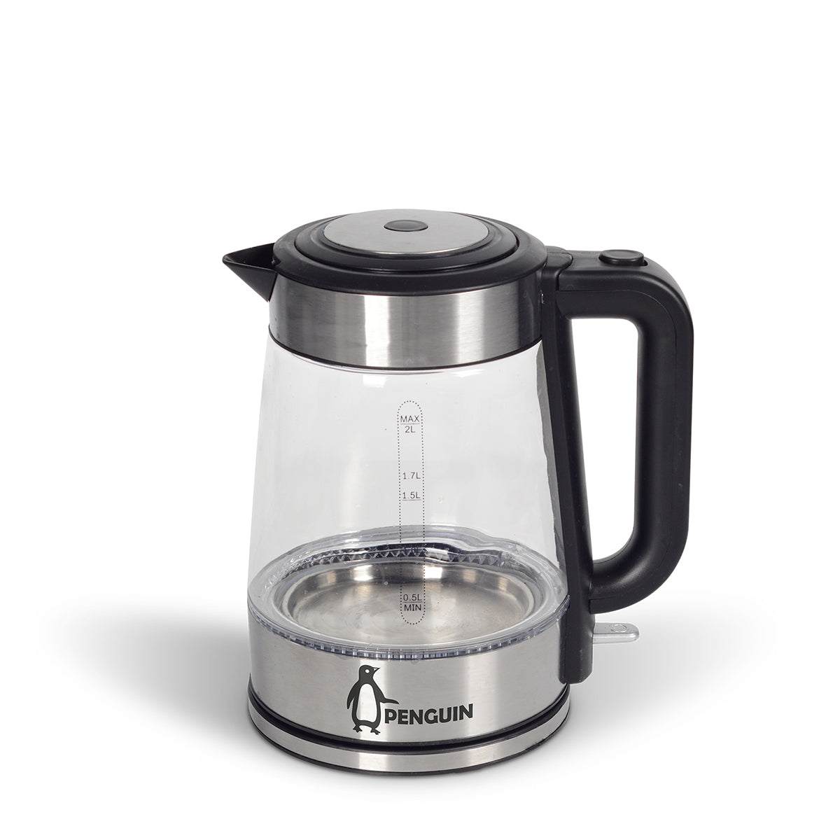 Penguin Glass Kettle 2L-2200W-  PK1000